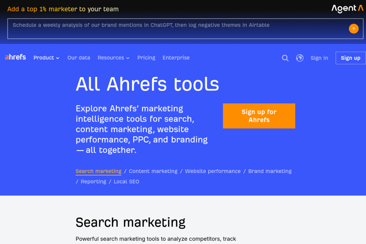Discover all tools