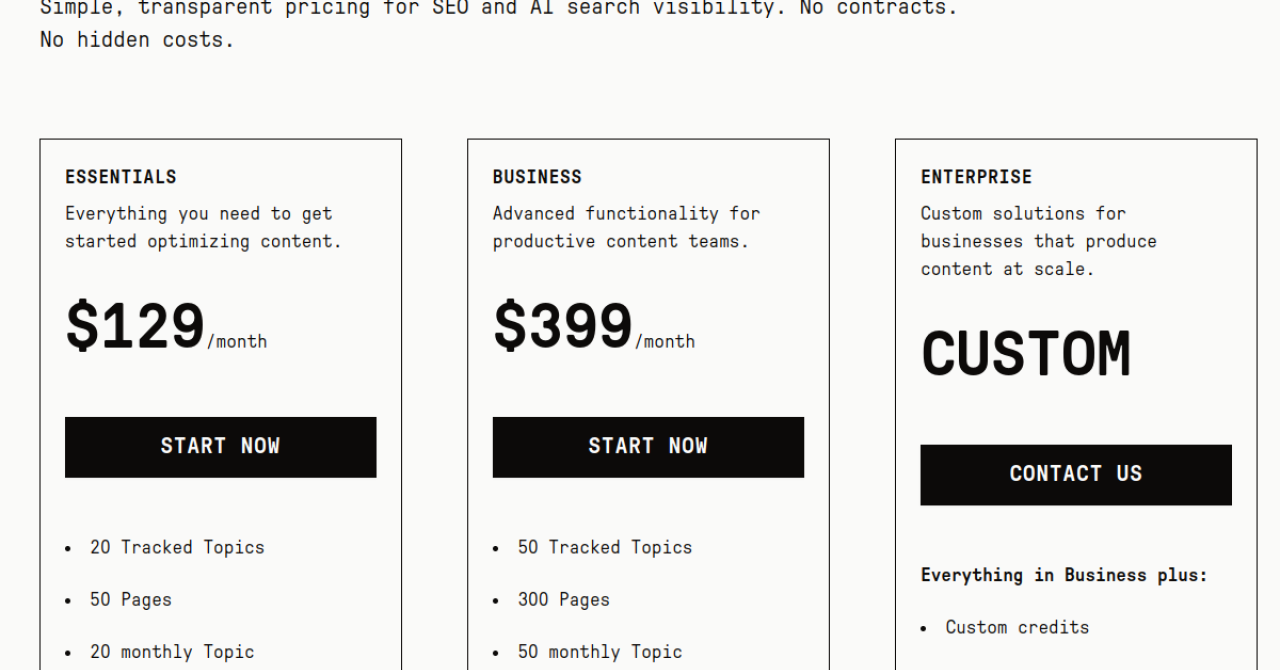 Pricing