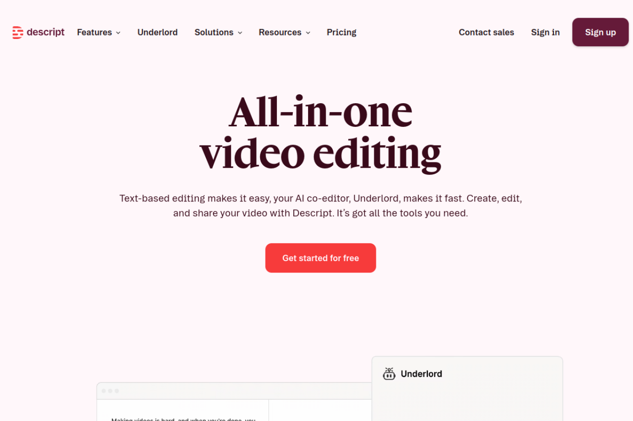 Video Editing