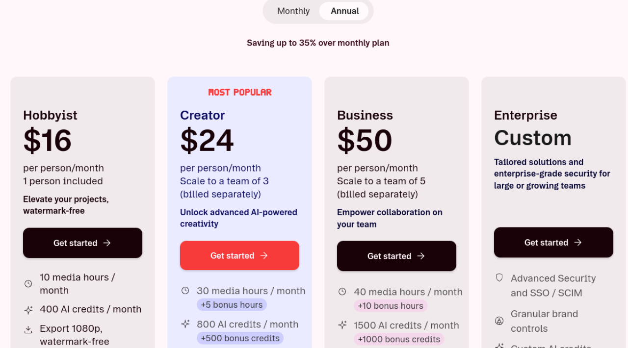 Pricing