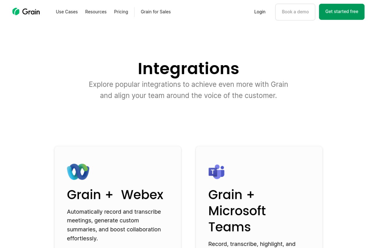 Integrations