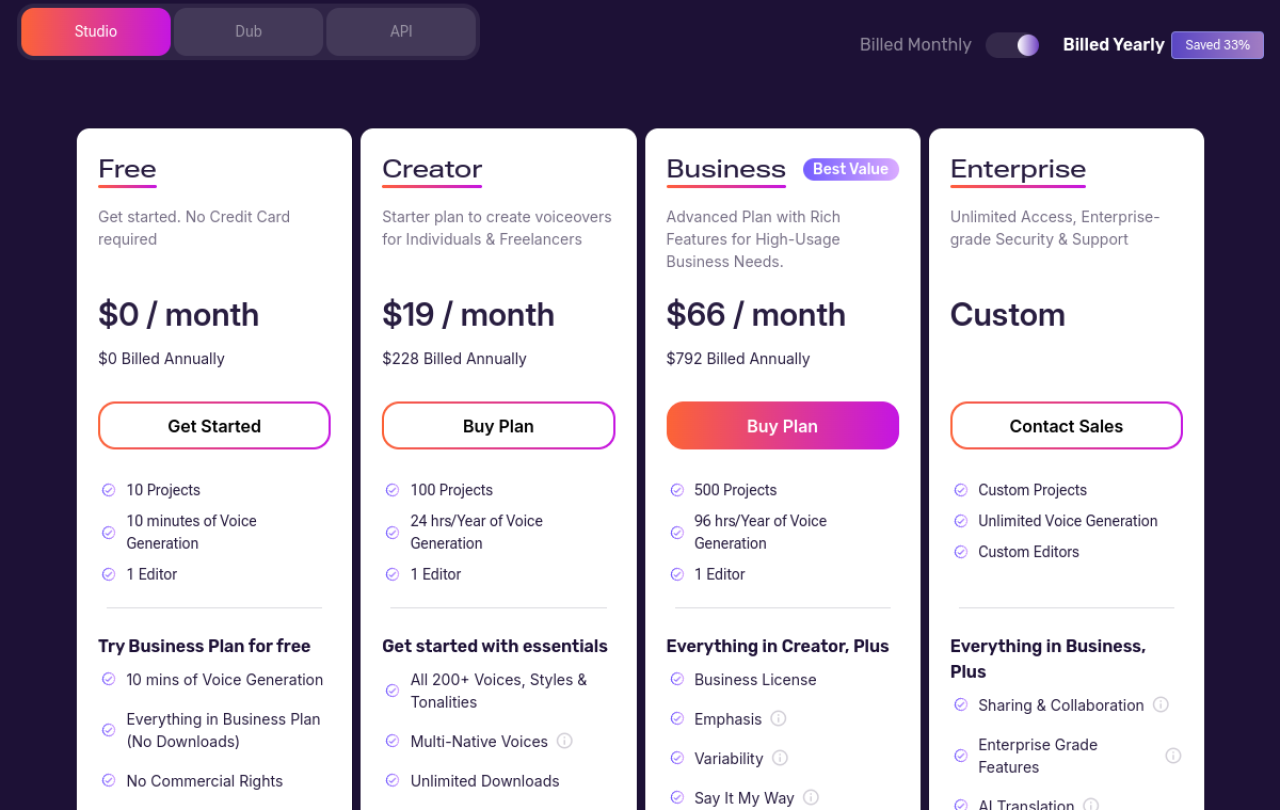 Pricing