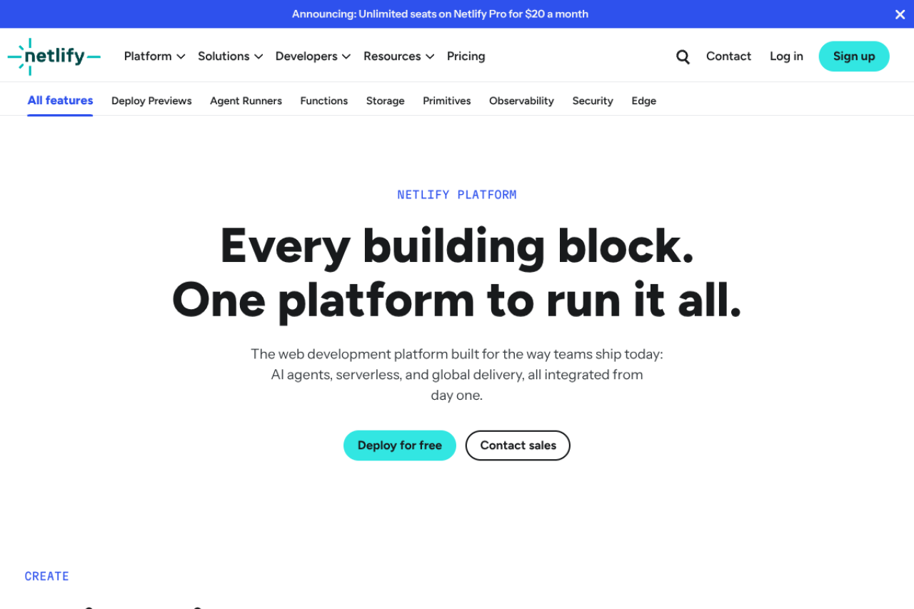 Explore the platform